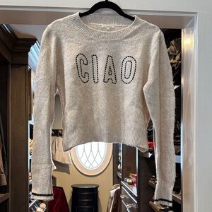Z Supply Ciao Women's Cream Sweater size L